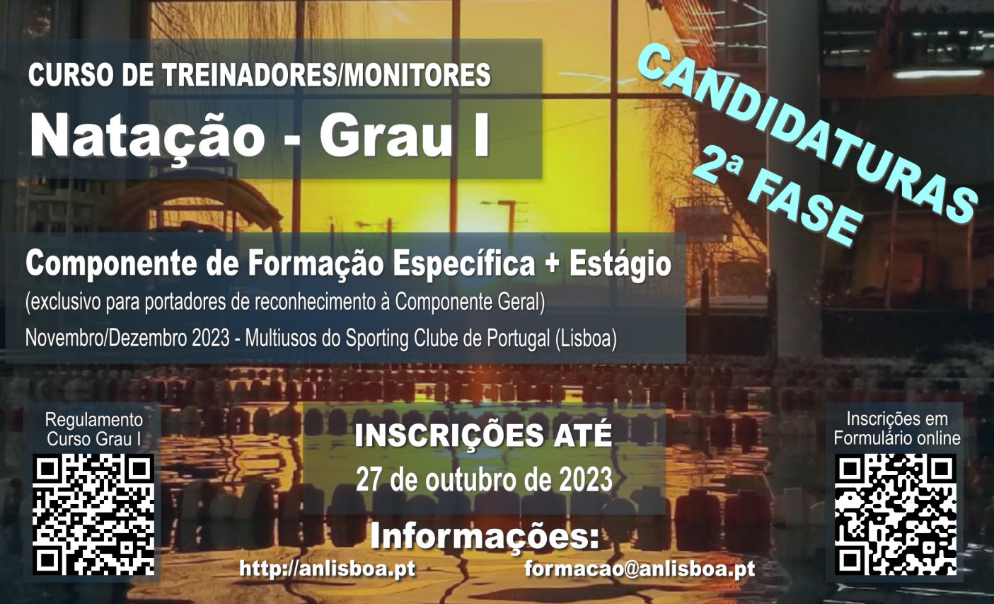 Curso de Treinadores: candidaturas abertas