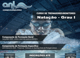 Curso Grau I – Treinadores/Monitores de Natação – 2024