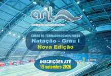 Curso Grau I – Treinadores/Monitores de Natação – Nova Edição 2026